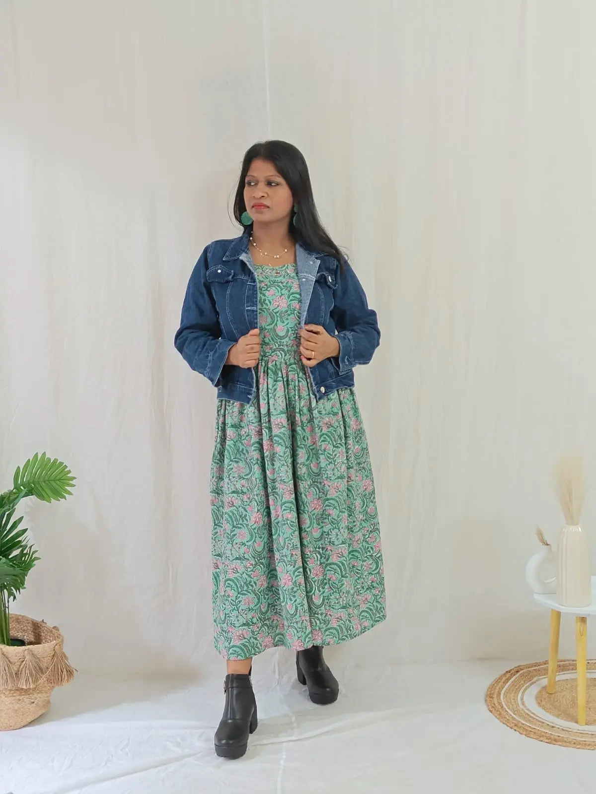 Green Vanika dress