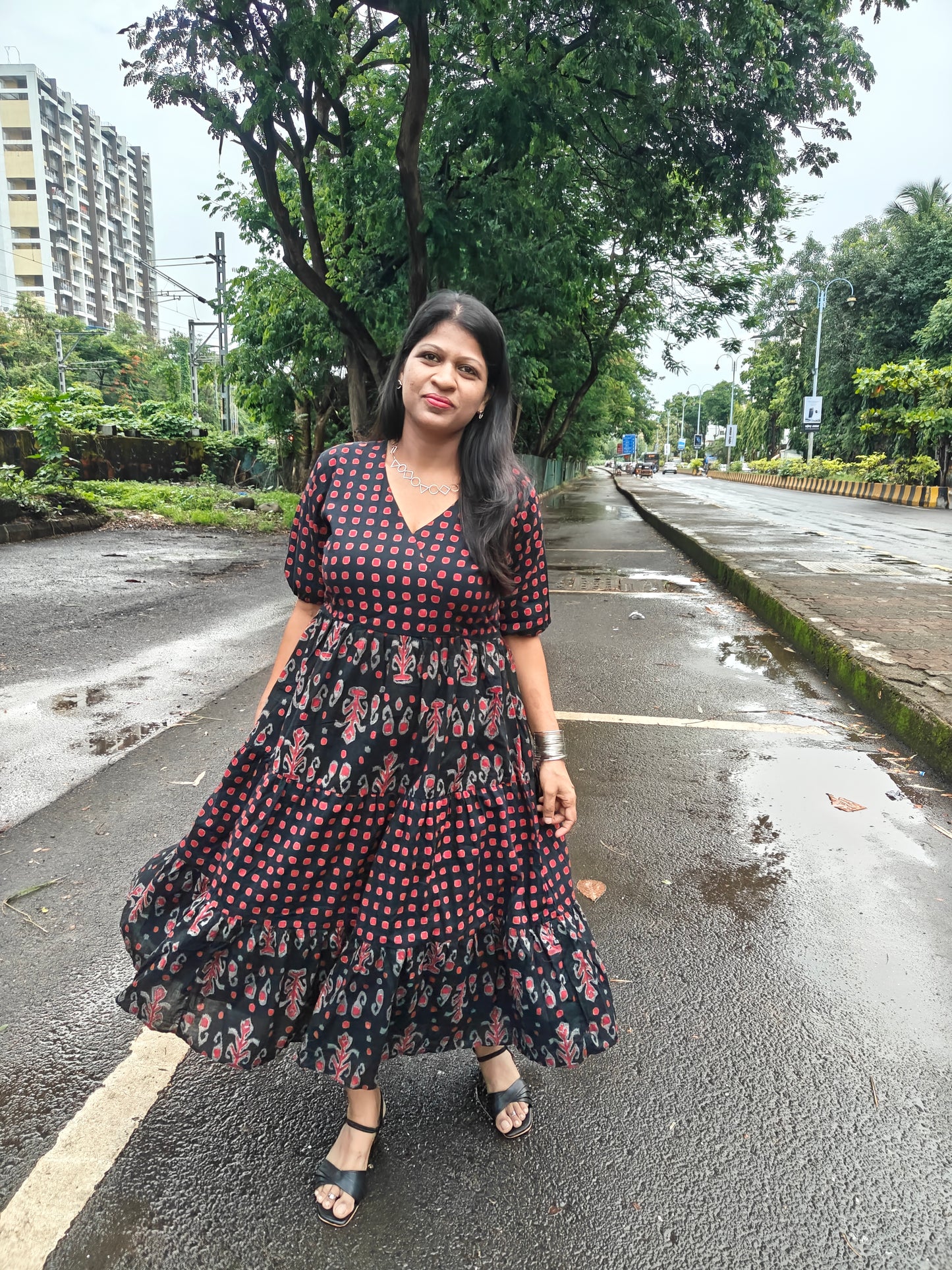 Raagya tiered dress
