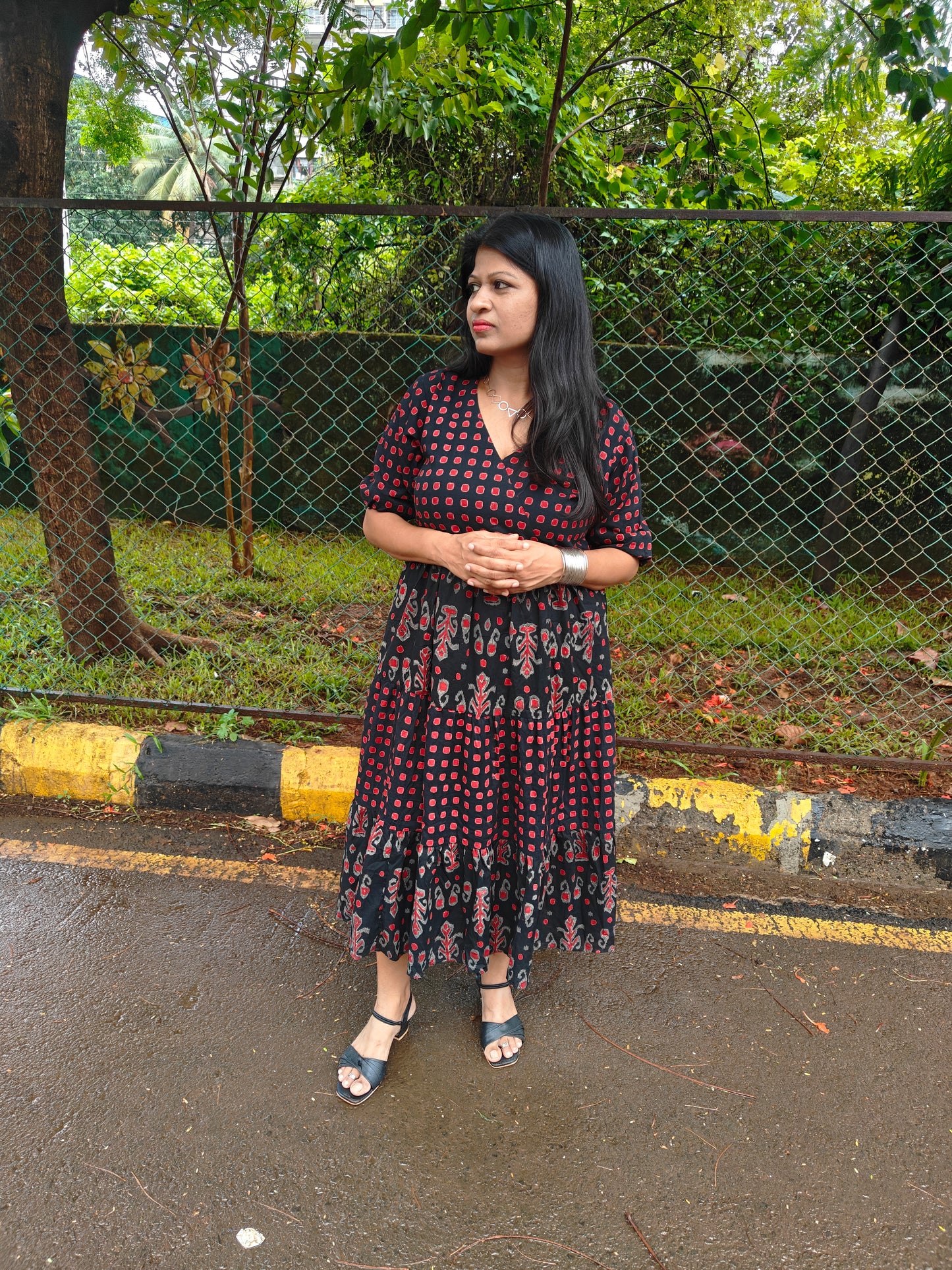 Raagya tiered dress