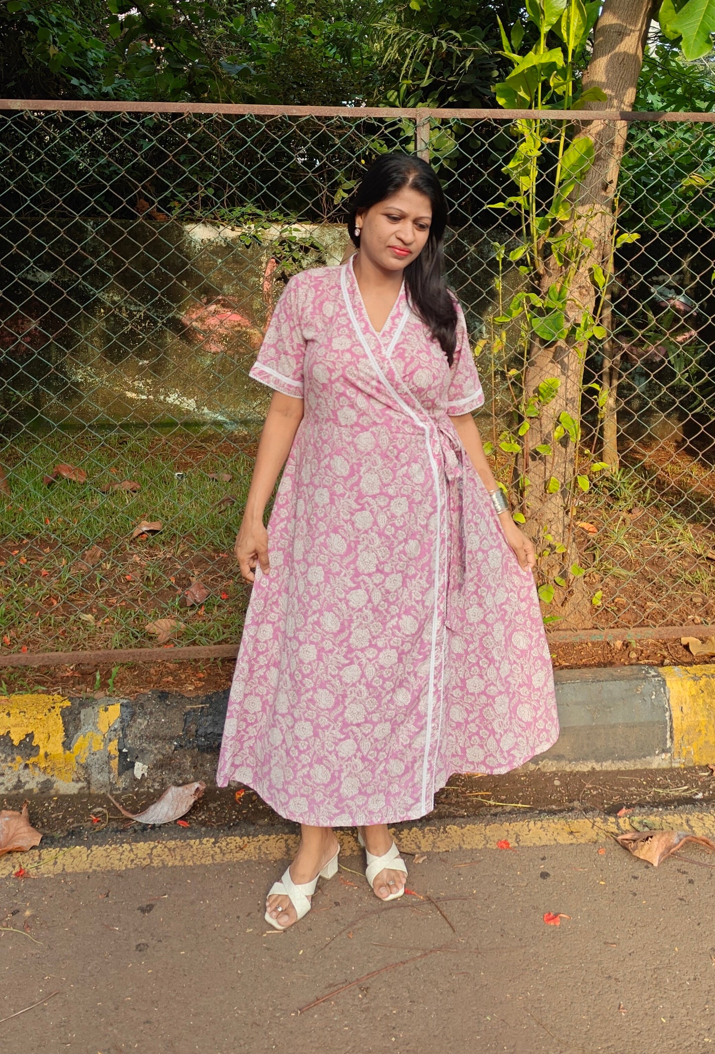 Bela Wrap dress