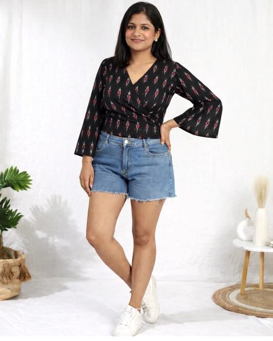 Shyama Wrap Top