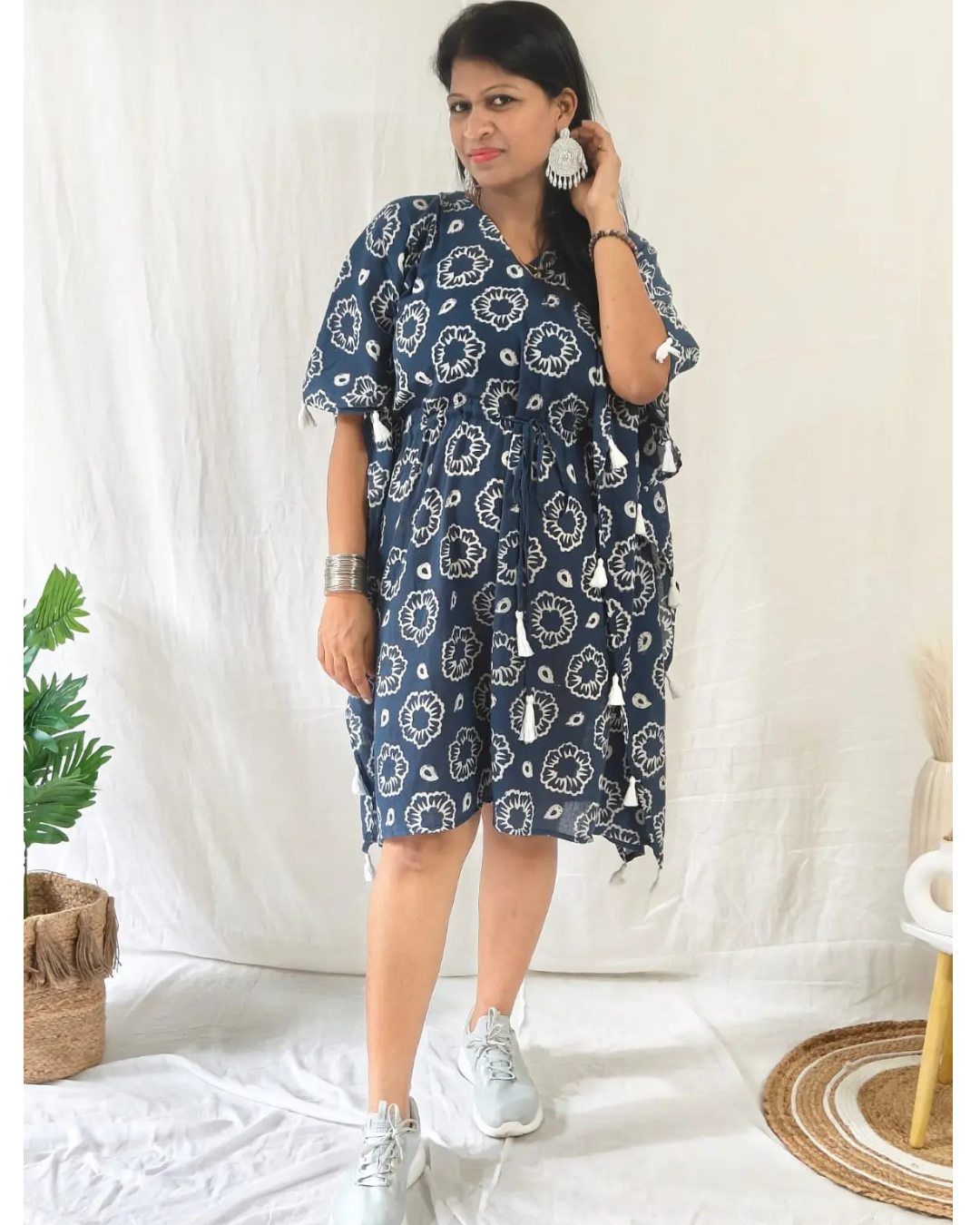 Blue Vaari kaftan