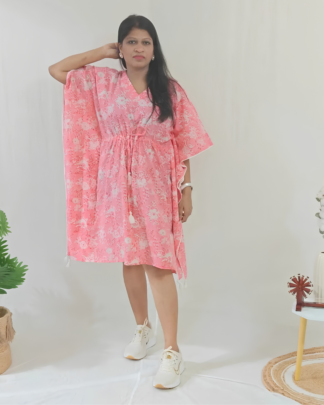 Pink suhani kaftan