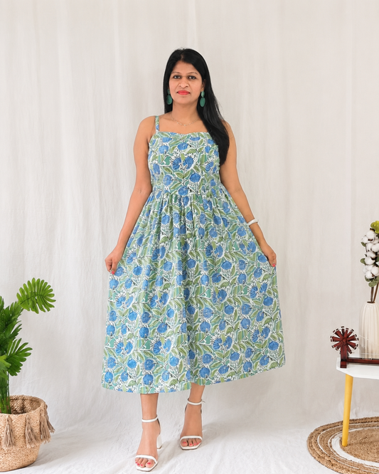 Baag Teal dress