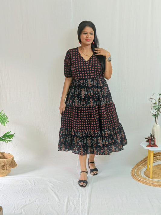 Raagya tiered dress