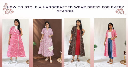 How to Style a Handcrafted Wrap Dress: Season to Season
