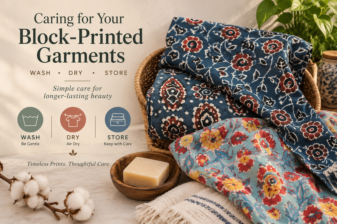 Caring for Your Block-Printed Garments: Wash, Dry, Store