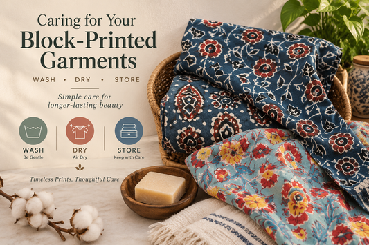 Caring for Your Block-Printed Garments: Wash, Dry, Store