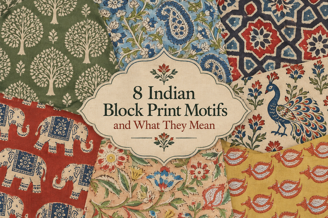 8 Indian Block Print Motifs and What They Mean
