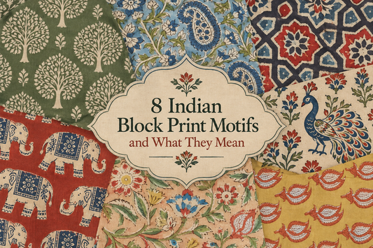 8 Indian Block Print Motifs and What They Mean