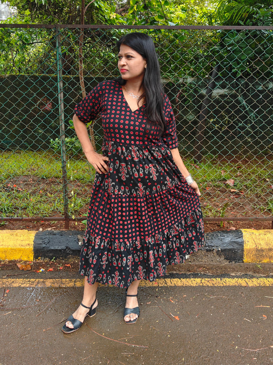 Raagya tiered dress