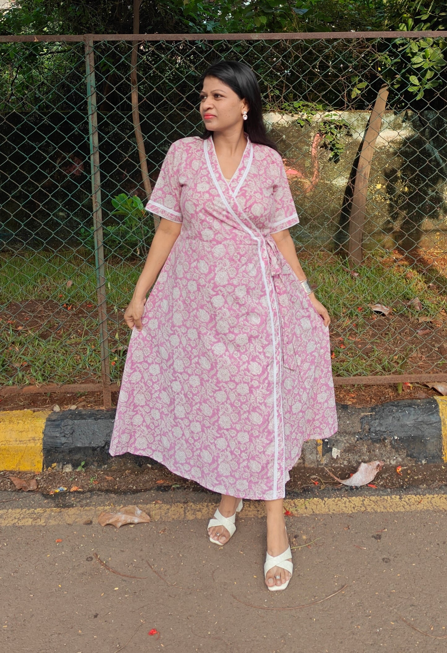 Bela Wrap dress