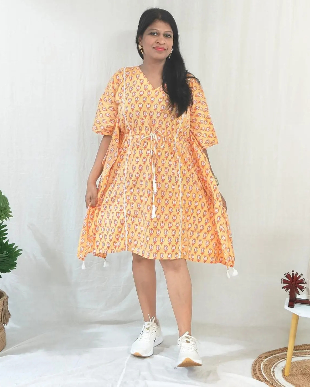 Kesar Phool Kaftan