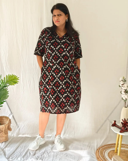 Ved Black shift dress