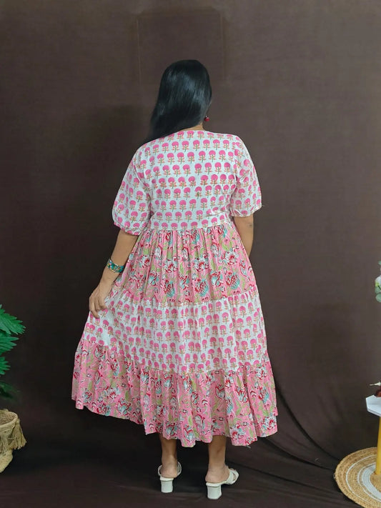Rohini tiered dress