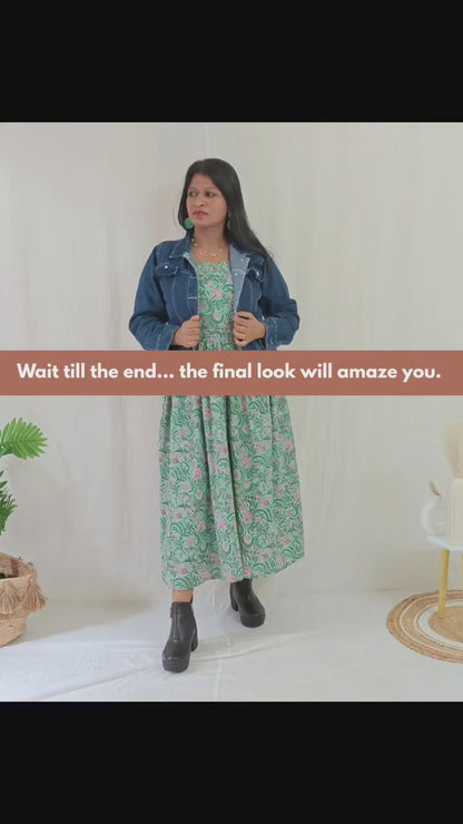 Green Vanika dress