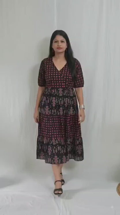 Raagya tiered dress